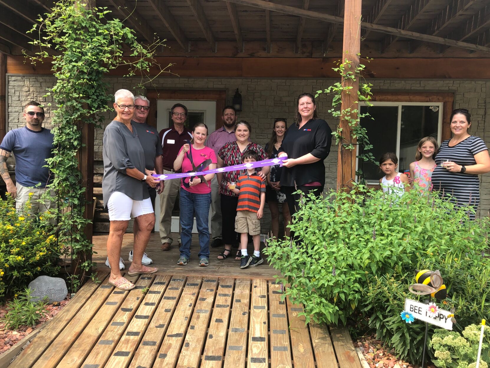 Indianola Chamber cuts ribbon at Honey Hollow